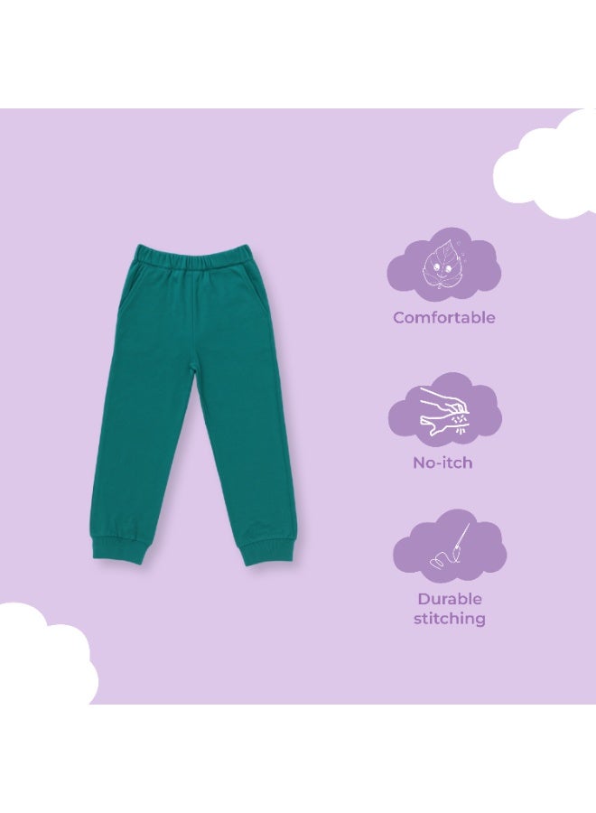 لؤي طقم ملابس شتوية للأولاد من لؤي | قميص وبنطال من القطن العضوي | ملابس شتوية ناعمة ومريحة | طقم أنيق (أبيض) - Image 5